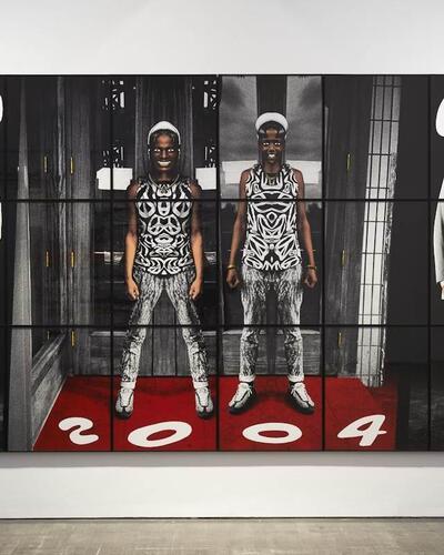 Gilbert & George, Door, 2004, fotomontage