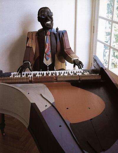 Vic Gentils, Ray Charles, 1975. Assemblage in België