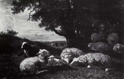 Edward Woutermaertens (1819-1897), Schapen in de weide. Dieren als model in de Vlaamse schilder- en Beeldhouwkunst