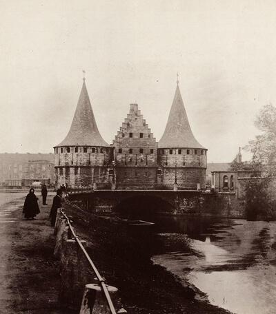 Edmond Sacré, Gent, het Rabot. Omstreeks 1880. Fotografie