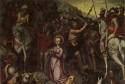 Karel van Mander  Marteldood van de Heilige Catharina