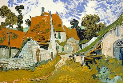 Vincent van Gogh, Straat in Auvers-sur-Oise, 1890, olieverf op doek