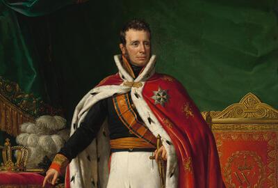Portret van Willem I, koning der Nederlanden J. Paelinck, 1819, Rijksmuseum Amsterdam.