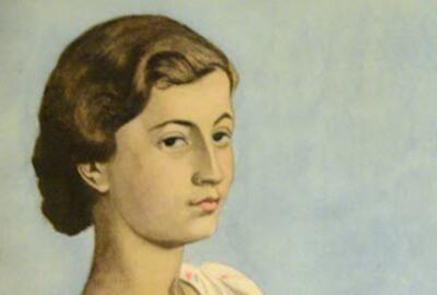 Léon Spilliaert, Portret van Mejuffrouw Simonne Kremer, 1937, potlood, aquarel en gouache op papier, 615 x 492 mm Mu.ZEE, Oostende