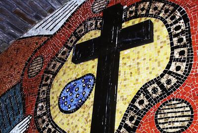 Fernand Léger, mozaïek voor de katholieke kapel, Mardasson,