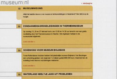 Website museum.nl