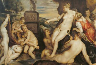 P.P. Rubens (naar Titiaan), Diana en Callisto, 1628-1629, Rubenshuis,