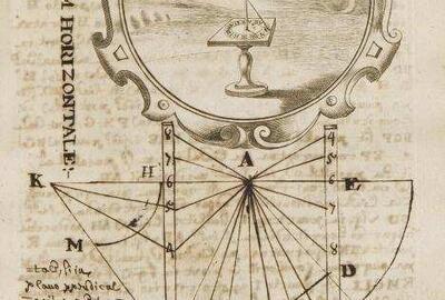 Ms. C72 (Physica, 1714-1715), f. 164r, Horlogium horizontale